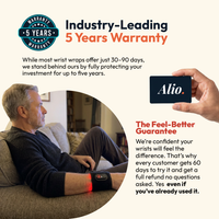 Alio Therapy Red Light Wrist Wrap